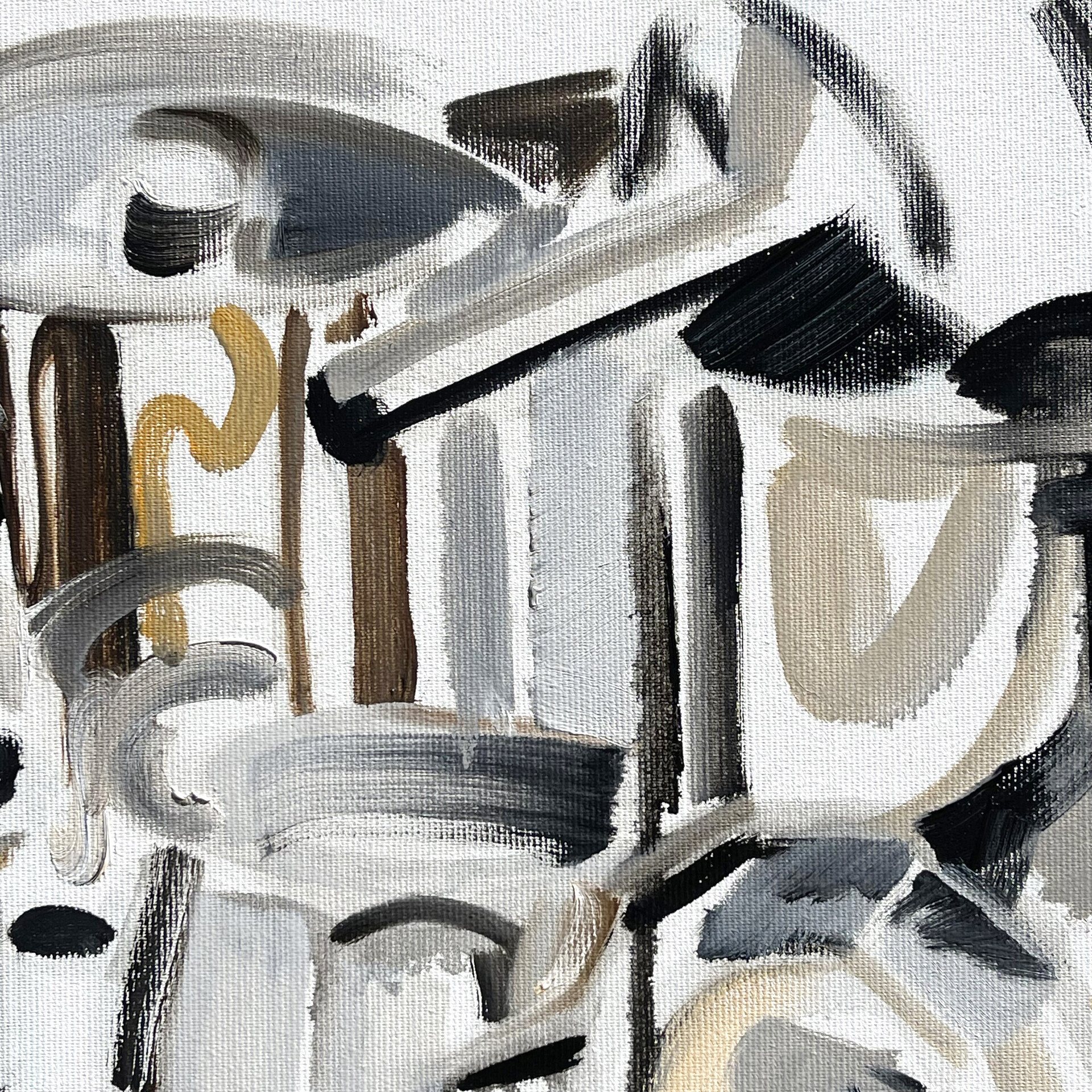 "Cafetière", 40 x 60 cm, oil on canvas, 2022